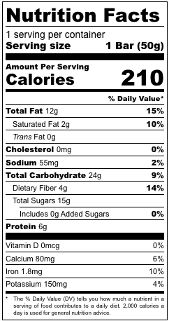 NOURISH MOOD BARS Apricot, Hemp, Pumpkin Seeds | Box of 12 Vegan Nutrient Dense Bars